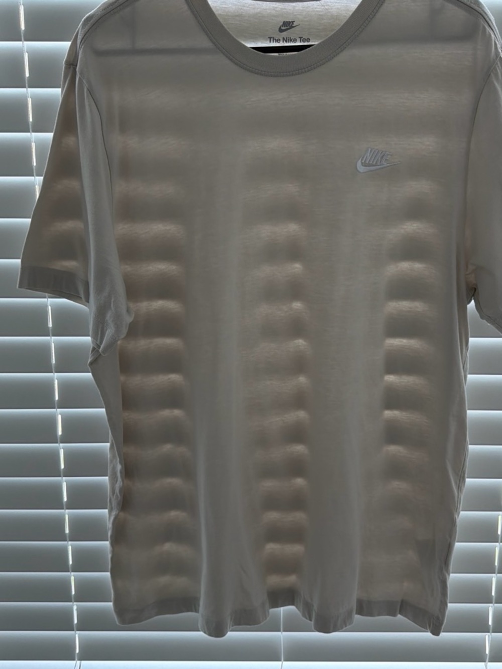 Nike White Short-Sleeve Logo T-Shirt